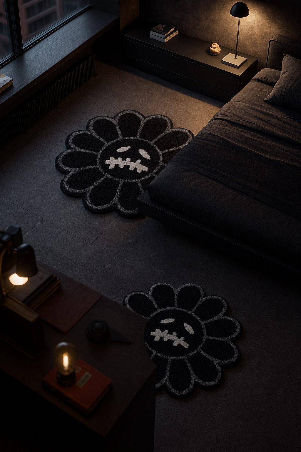 MIDNIGHT BLOOM RUG